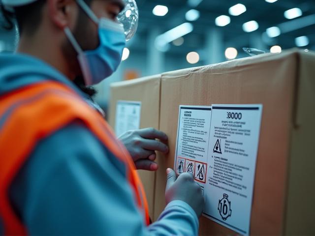 Compliance expert reviewing battery shipment safety protocols
